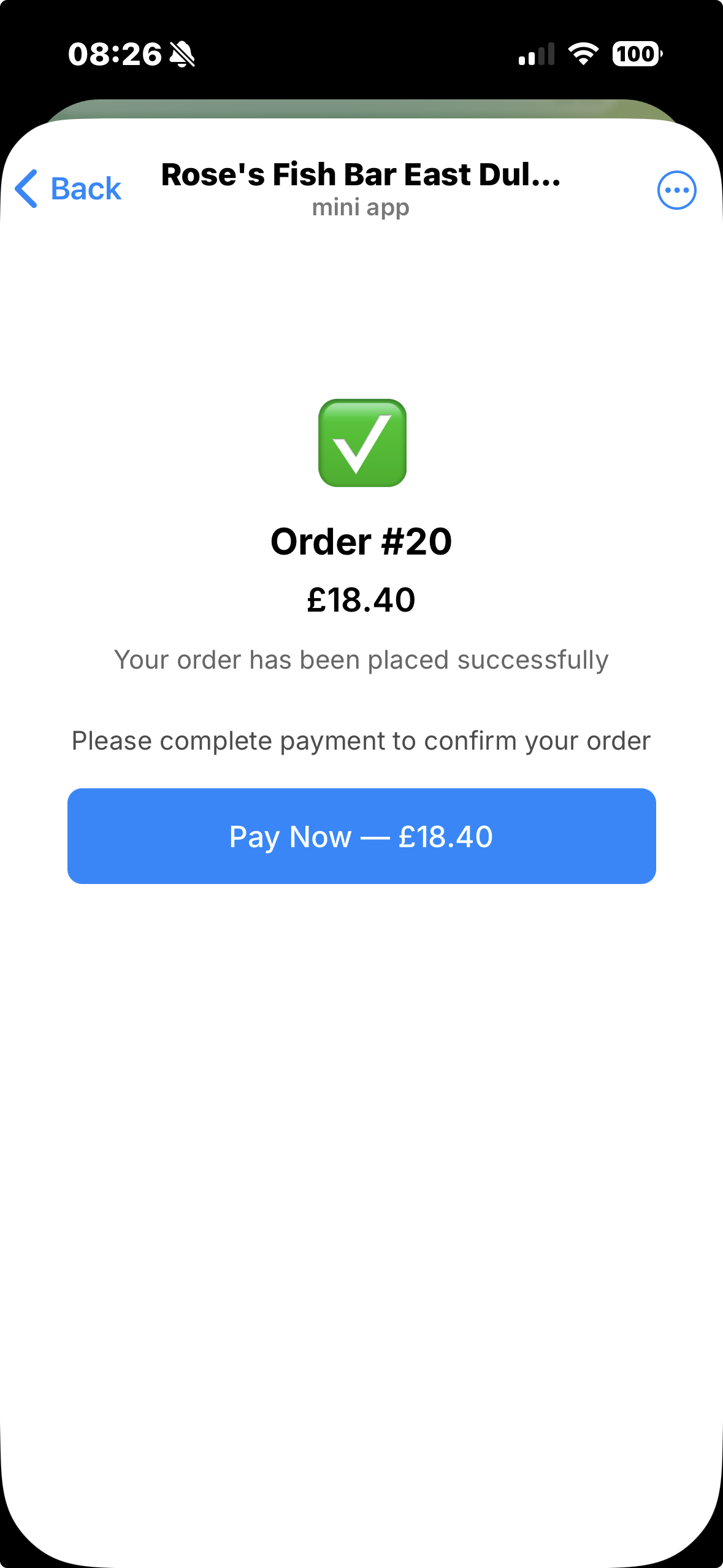 Built-in payment step
